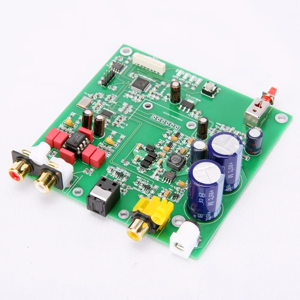 Katherin ES9038 Q2M I2S DSD волоконно коаксиальный входной декодер плата DAC высокий с готовой
