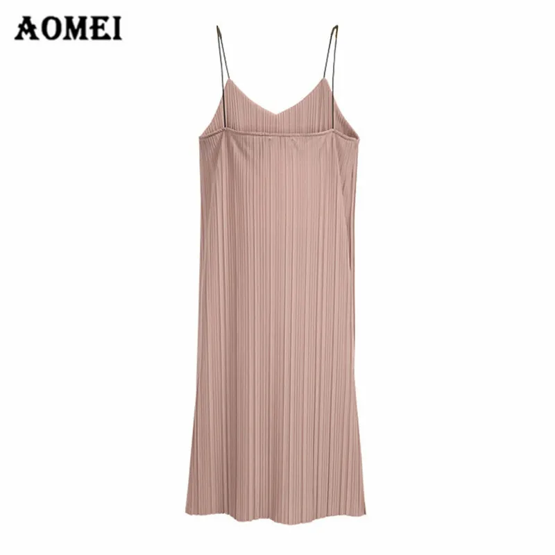 Летом спагетти ремень платье для Для женщин отпуск пляжная одежда