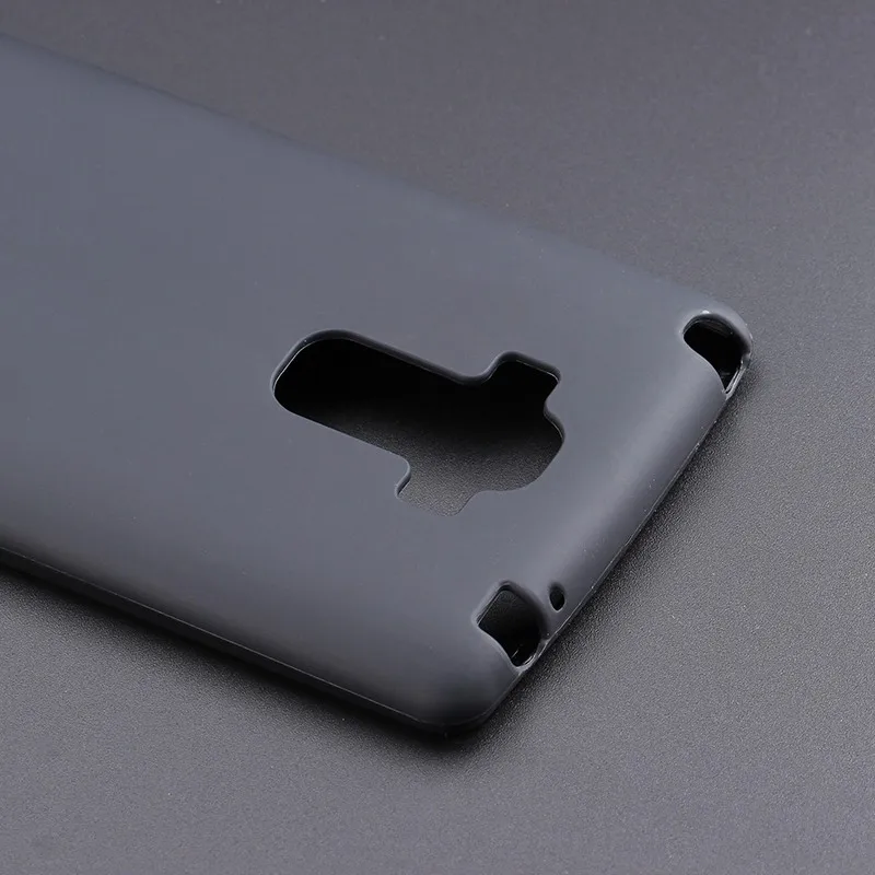 Черный гелевый ТПУ тонкий мягкий Противоскользящий чехол задняя крышка для LG G4