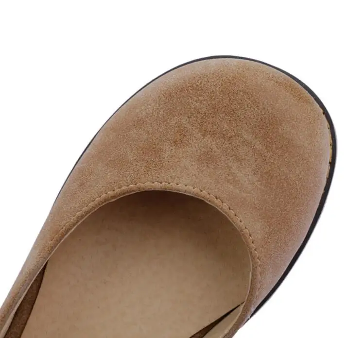 Женские лоферы на плоской подошве повседневные сандалии пуговицах в стиле ретро