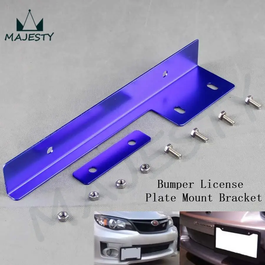 Универсальный алюминиевый бампер передний номерной знак Mount trel ocate Bracket Brush|brush