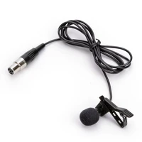 professional lavalier lapel condenser microphone microfone for shure wireless bodypack transmitter mini 4 pin xlr ta4f plug