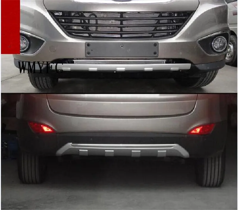 Подходит для hyundai ix35/Tucson MK2 2010 2012 2013 Высокое качество ABS Пластик переднего и заднего бампера, комплект из 3 предметов