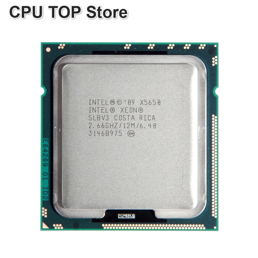 Шестиядерный процессор Intel Xeon X5650 2 66 ГГц LGA1366 12 МБ L3 Cache серверный ЦПУ