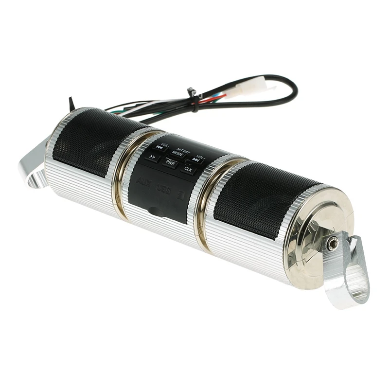 Handlebar Bluetooth Motorcycle Stereo Speaker Audio System Mp3 Atv Utv 4 Wheeler | Электроника
