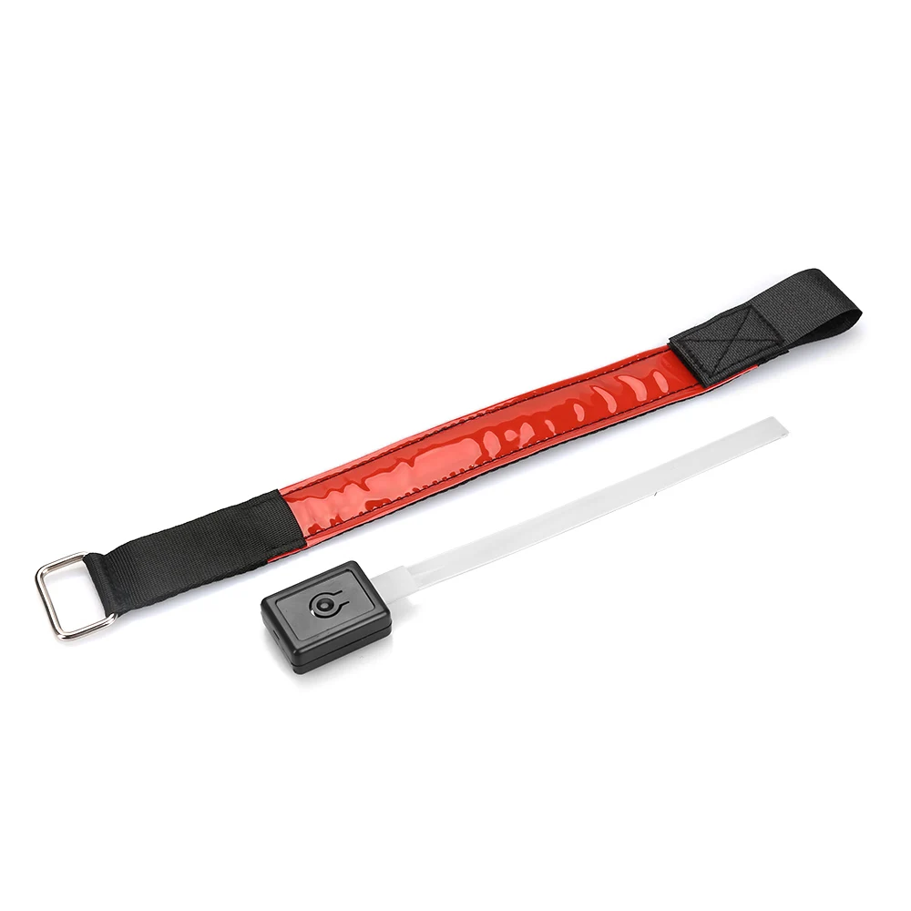 Led Arm Leg Warning Портативный Браслет для езды на велосипеде вечеринок светящийся
