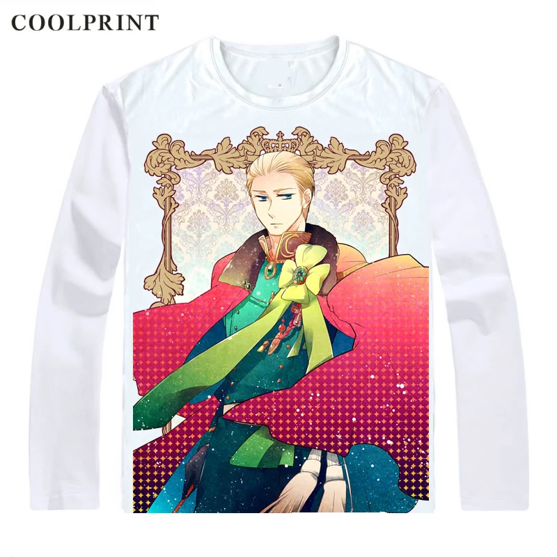 Немецкая футболка Coolprint G8 с немецким человеком Мужская Axis Powers Hetalia повседневная