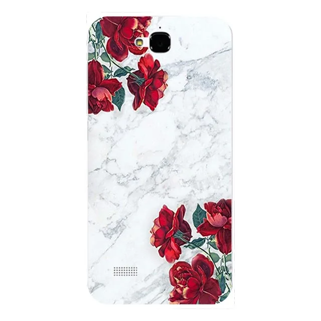 L105 Чехол для huawei Honor 3C Lite/Honor 3C Play/Honor Holly Hol-U19, силиконовый чехол с цветочным принтом, милый чехол для телефона с рисунком в виде животного - Цвет: L105