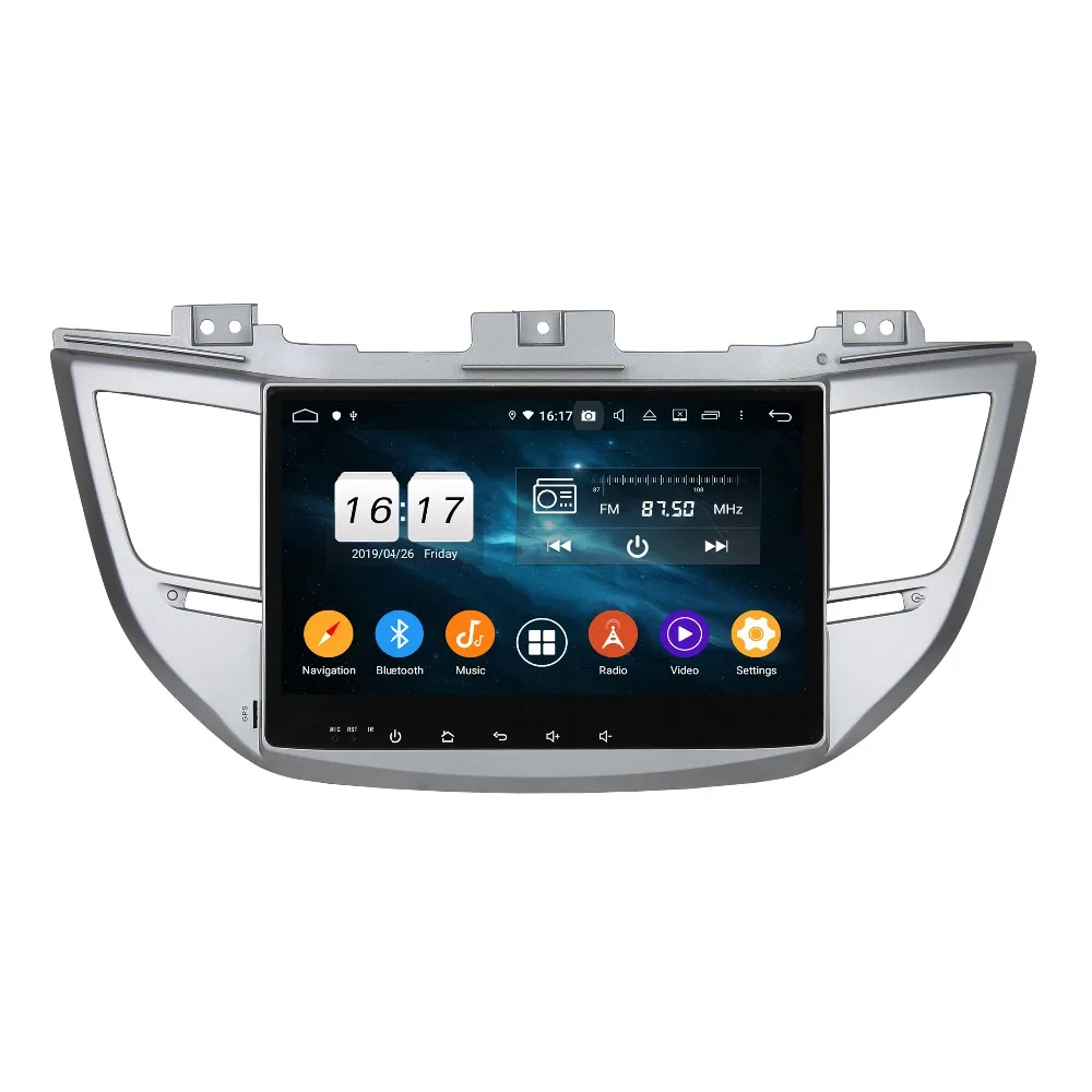 DSP Android 9,0 Восьмиядерный 10," Автомобильный Радио DVD gps для hyundai IX35 Tucson Bluetooth 4,2 wifi USB 4 Гб+ 32 ГБ