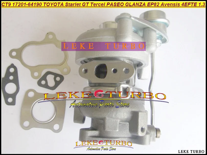Турбокомпрессор CT9 17201 64190 для TOYOTA PASEO TERCEL glanzia Avensis Starlet GT EP82 EP85 EP91 1997 4EFE 4EFTE 4E FTE