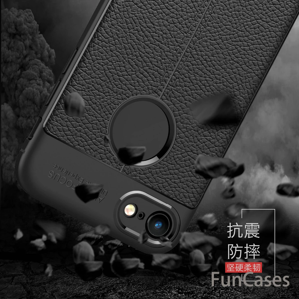 PU Leather Back Case For iPhone 7 Soft TPU Luxury Cover Shockproof Mobile Phone Cases Silicone Shell Apple cases | Мобильные