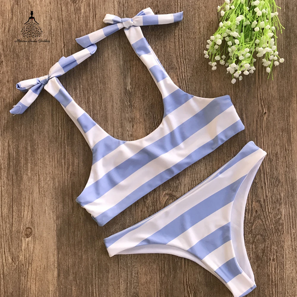 Купальник женский бикини купальники купальщик 2018 летние сексуальные полосатые