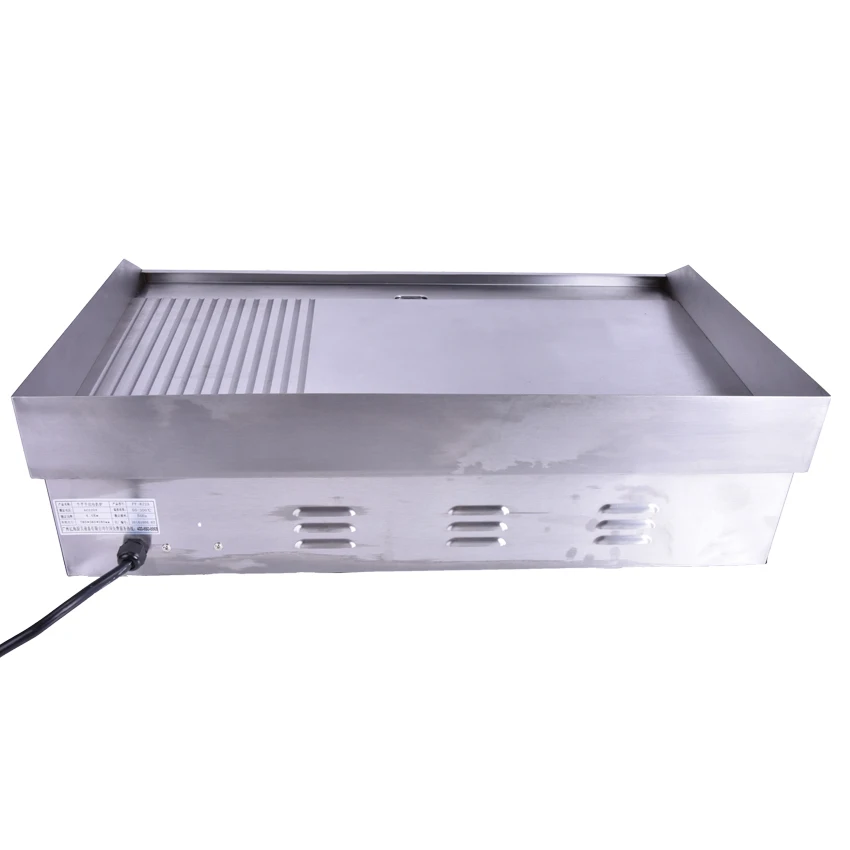 Сковорода рифленая из нержавеющей стали 220 В/110 В 1 шт.|electric contact grill|electric griddlecontact grill