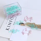 Пачка, 20 шт., светильник, зеленая бумага, cilp Butler в доме, Русалка, скрепки для бумаги необычной формы, бумажные зажимы, отлично подходит для бумажных зажимов, коллекционер, офисный подарок, H0181