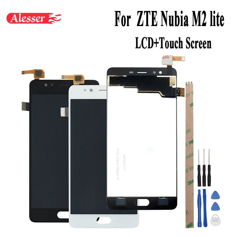 Alesser для zte nubia M2 lite ЖК дисплей и инструмент ремонта сенсорного экрана в сборе