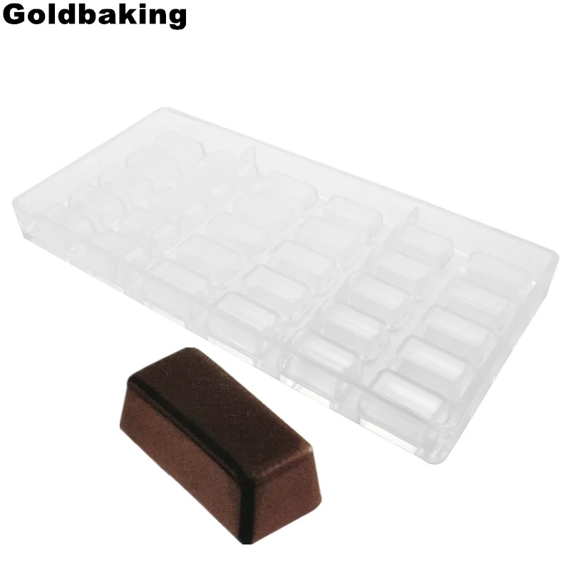 Goldbaking поликарбонатные кубические формы для шоколада DIY конфет|Принадлежности