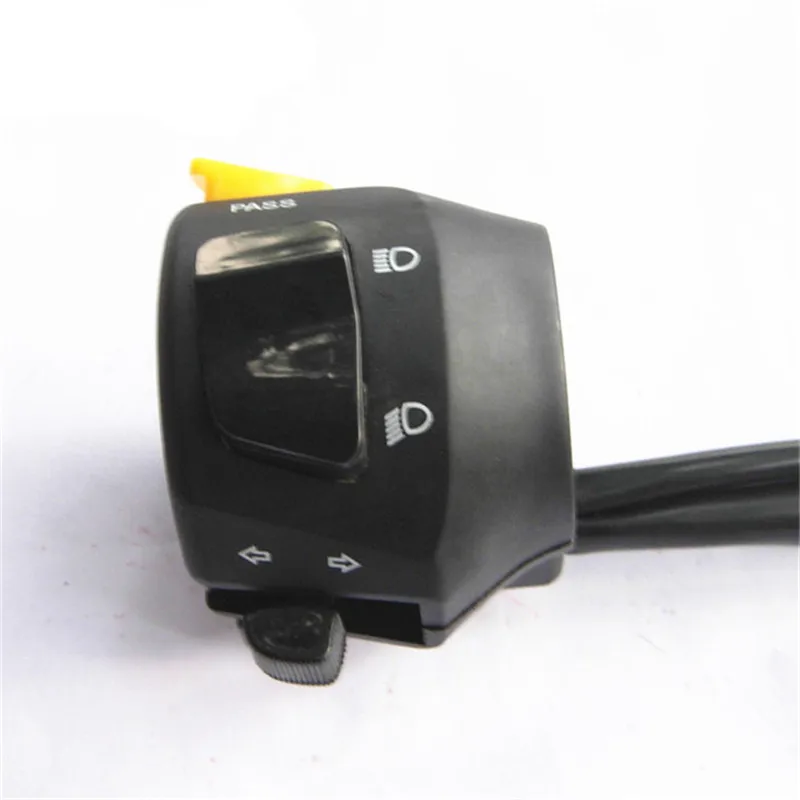 Motorcycle 7/8 Inch Handlebar Control Horn Turn Signal Switch Button Start Motorbike Switches for Yamaha YBR125 | Автомобили и