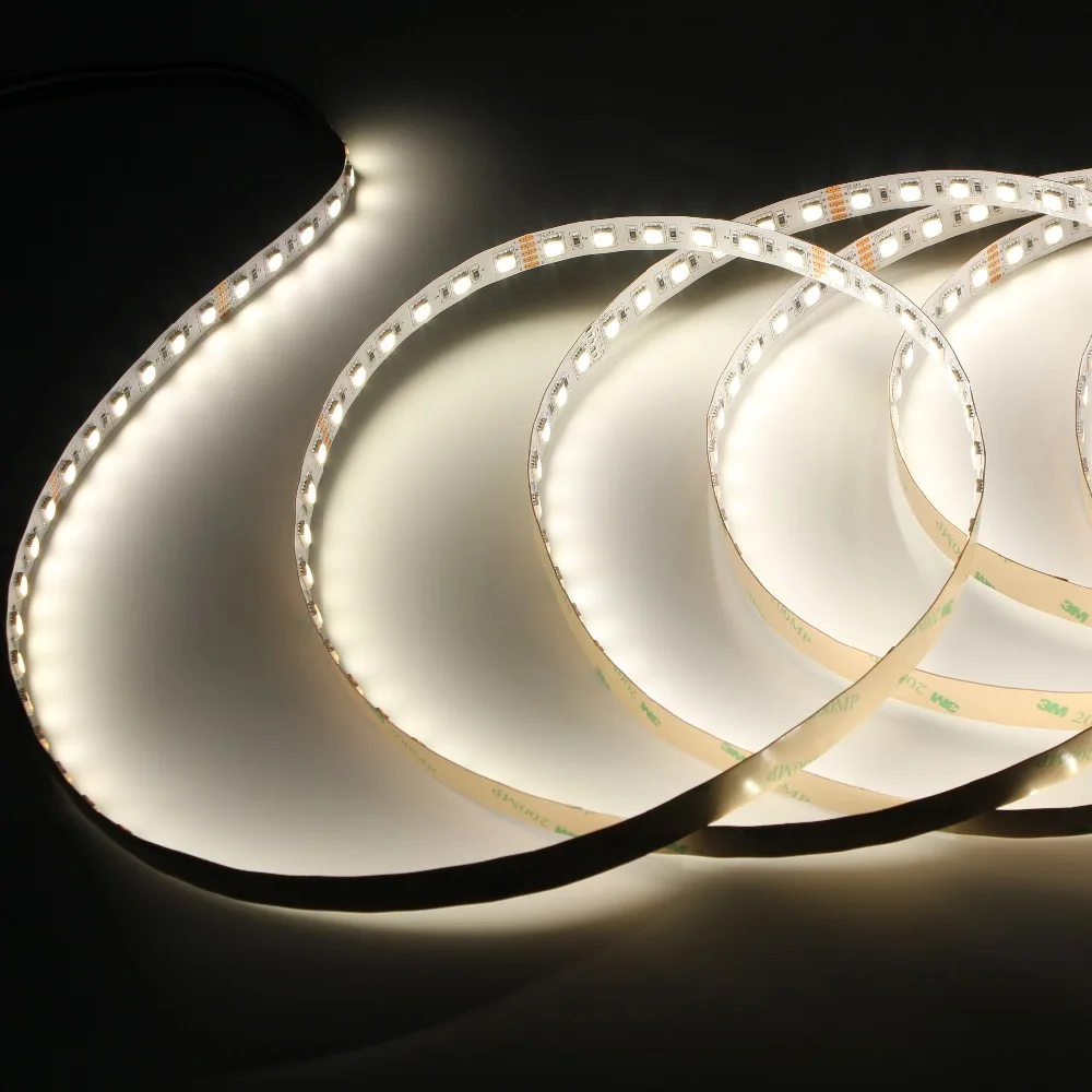 5 м рулон/много, светодиодный rgbw полосы света, 4 фишки 5050 SMD светодиодный, 12 В/24 В DC, ww(2800-3200 К) /pw(4000-4500 К)/cw(6000-6500 К