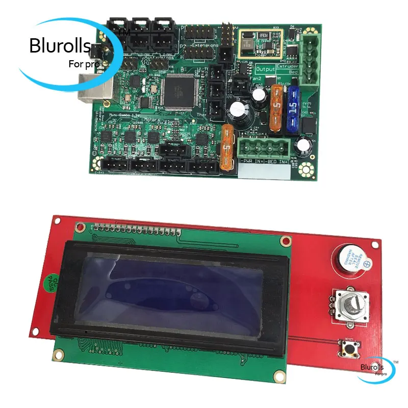 Reprap Prusa i3 mk2/mk2s ramps 1 4 2004 LCD Mini Rambo 1.3a материнская плата для 3D принтера MK2/2s