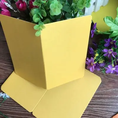 10 шт./упак. DIY пустой складные жемчужные Бумага открытки ручной рисунок Doodle Бумага карты с днем рождения открытки на день рождения