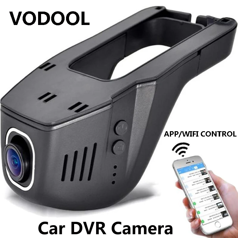 

VODOOL 12MP 1080P Car DVR Dash Camera Night Version 165Degree Wide Angle WiFi Registrator Car Dash Camera DVRs Camcorder