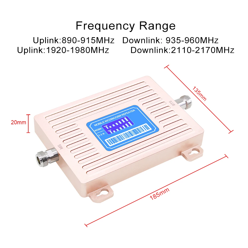 2018 Новое поступление Oserjep ЖК-дисплеи GSM 900 3G UMTS 2100 ретранслятор МГц усилитель