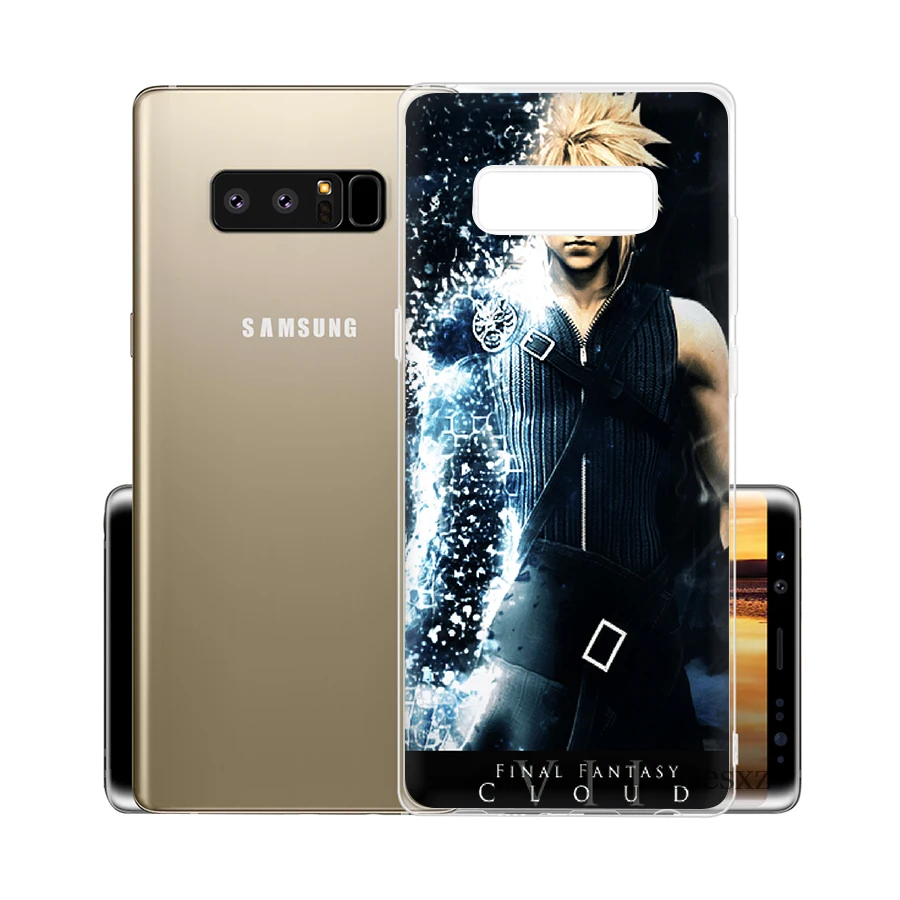 Final Fantasy VII FF7 чехол для телефона Samsung Galaxy S7 Edge S8 S9 Plus Note 8 9|Чехлы-накладки| |