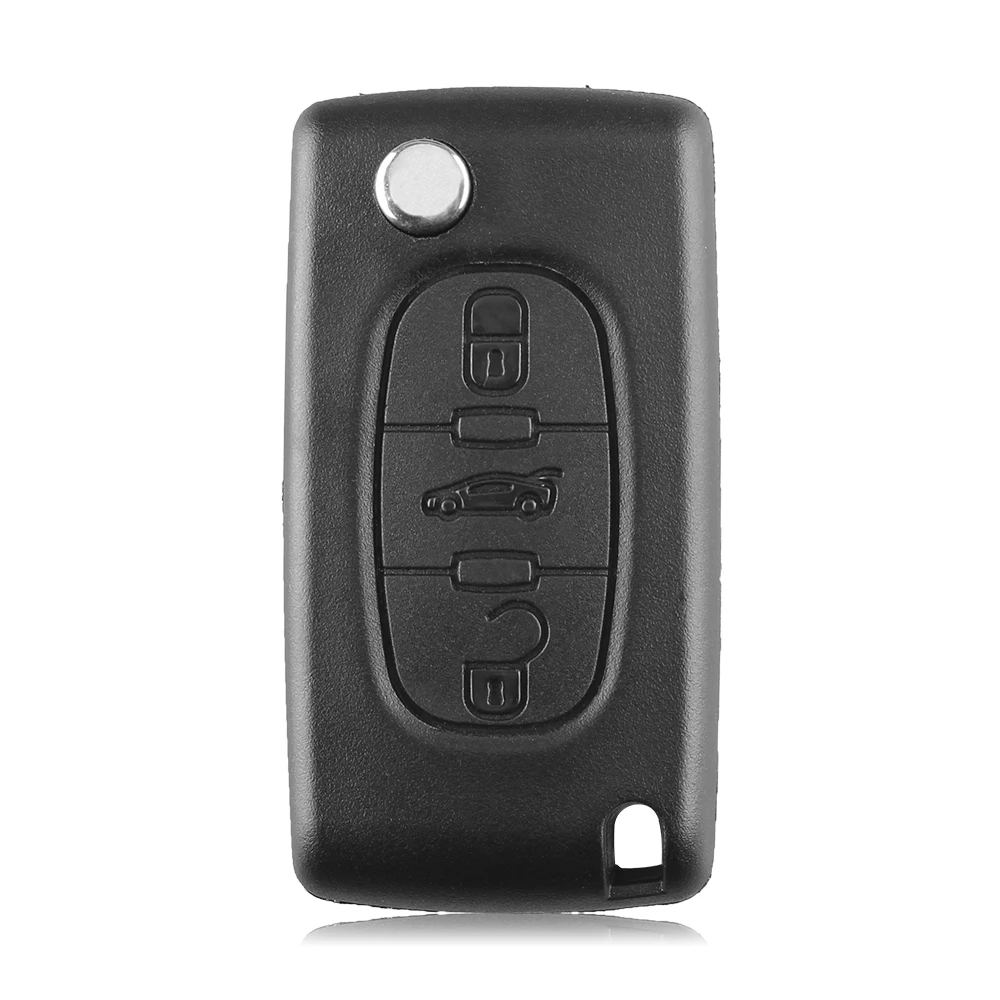 DANDKEY складной Выкидной дистанционный ключ CE0523 ASK 433 МГц флейта для Peugeot 207 308 408 Key(3