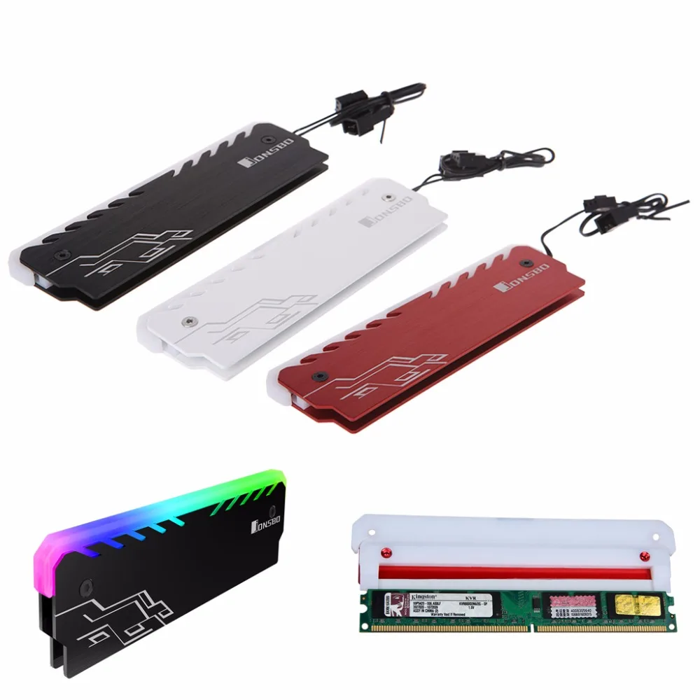 Новый алюминиевый теплоотвод ОЗУ кулер RGB 265 светильник радиатор Настольная