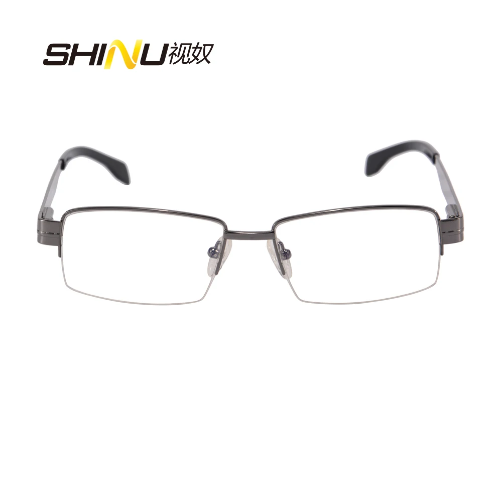 Полуободковая металлическая оправа для очков брендовые дизайнерские оправы