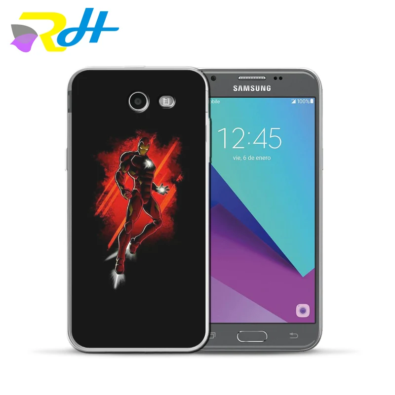 Мягкий ТПУ чехол для Samsung Galaxy J4 J6 J8 2018 Мстители задняя оболочка J3 J5 J7 2017 J5Prime J6Plus Coque
