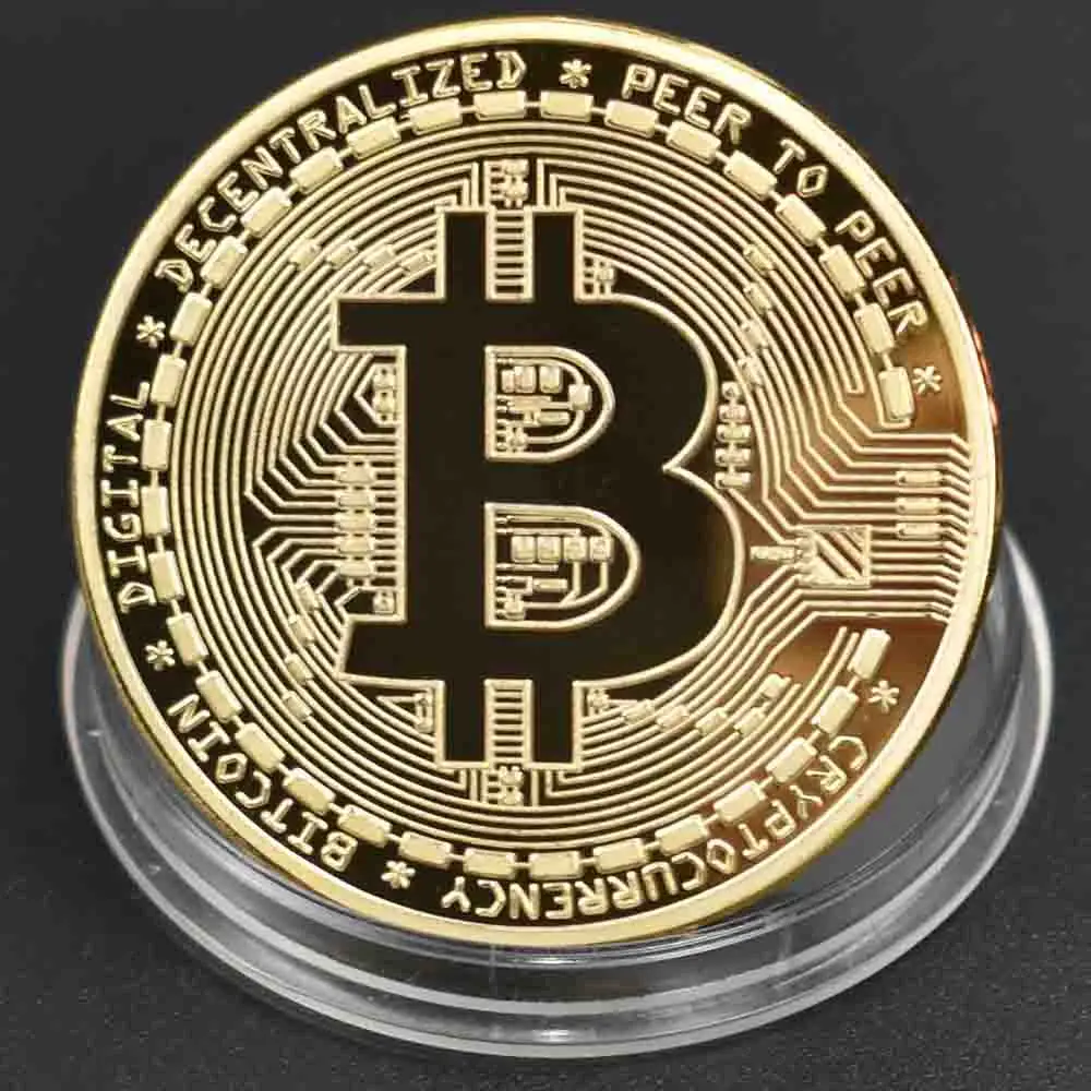 Криптовалюта Биткоин Бит монета XRP LTC ETH Doge Iota Shiba металлическая - купить по