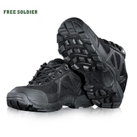 free soldier outdoor sports camping hiking tactical military mens shoes mountain non slip breathable boots for climbing