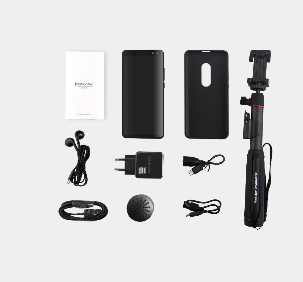 2019 Blackview MAX 1 смартфон NFC OTG LTE gps 6 01 '&#x274680 мАч Android 8 мини-проектор портативный