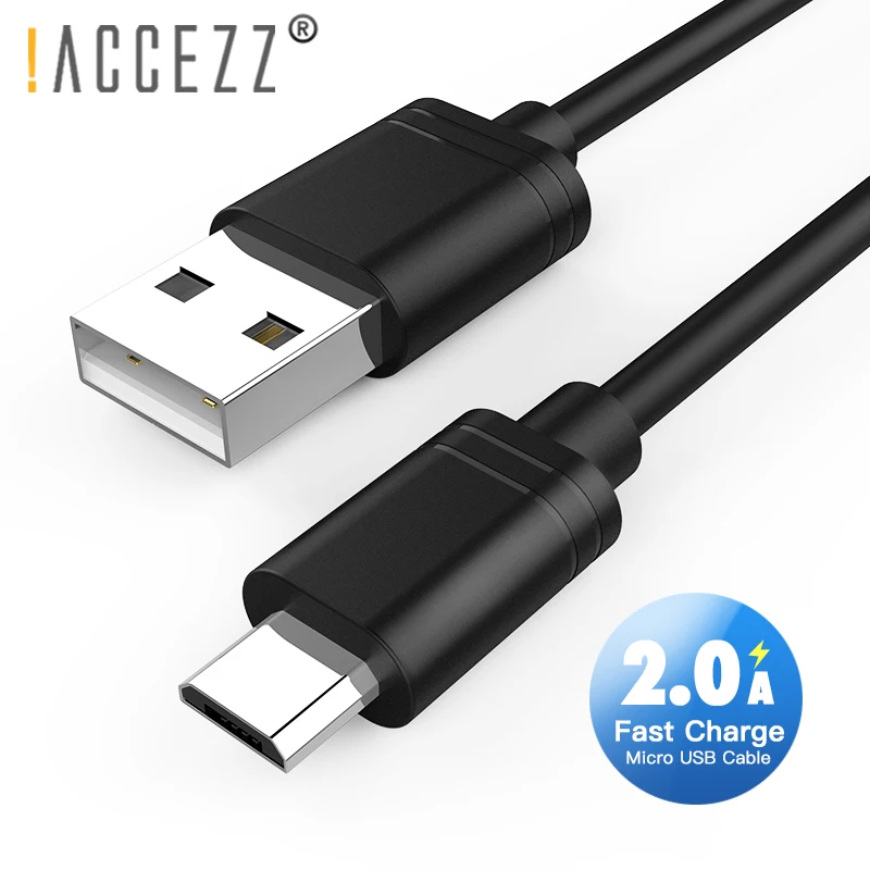

!ACCEZZ Micro USB Charging Sync Data Cable For Samsung S6 S7 Xiaomi 4 LG Charge Cables For Redmi LG Huawei Charger Cord 0.25M2M