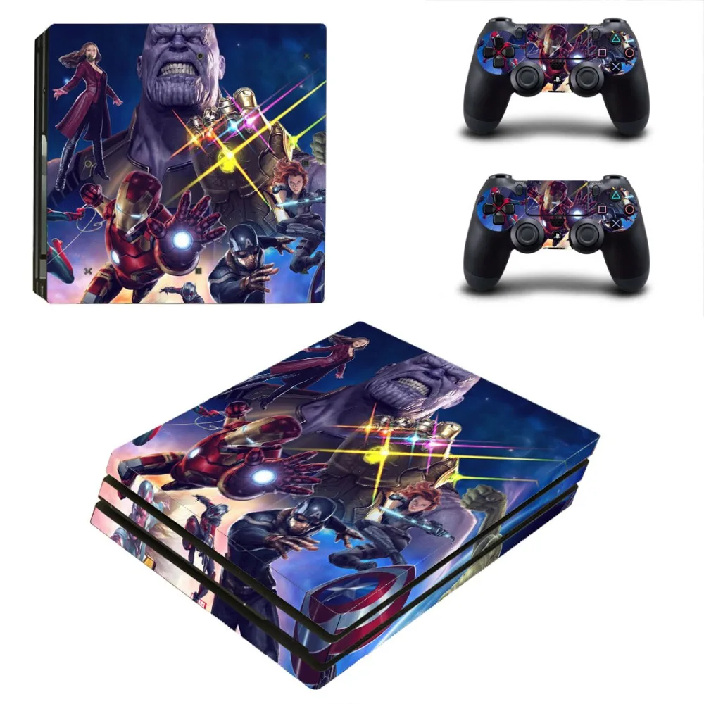 Мстители Капитан Америка Халк PS4 Pro наклейка на кожу Виниловая для консоли Playstation 4