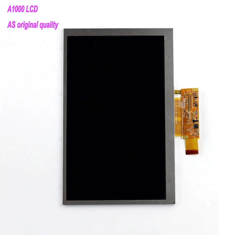 " сенсорная панель для lenovo Tablet IdeaTab A1000 A1000L сенсорный экран дигитайзер ЖК-дисплей в сборе с рамкой матричный экран
