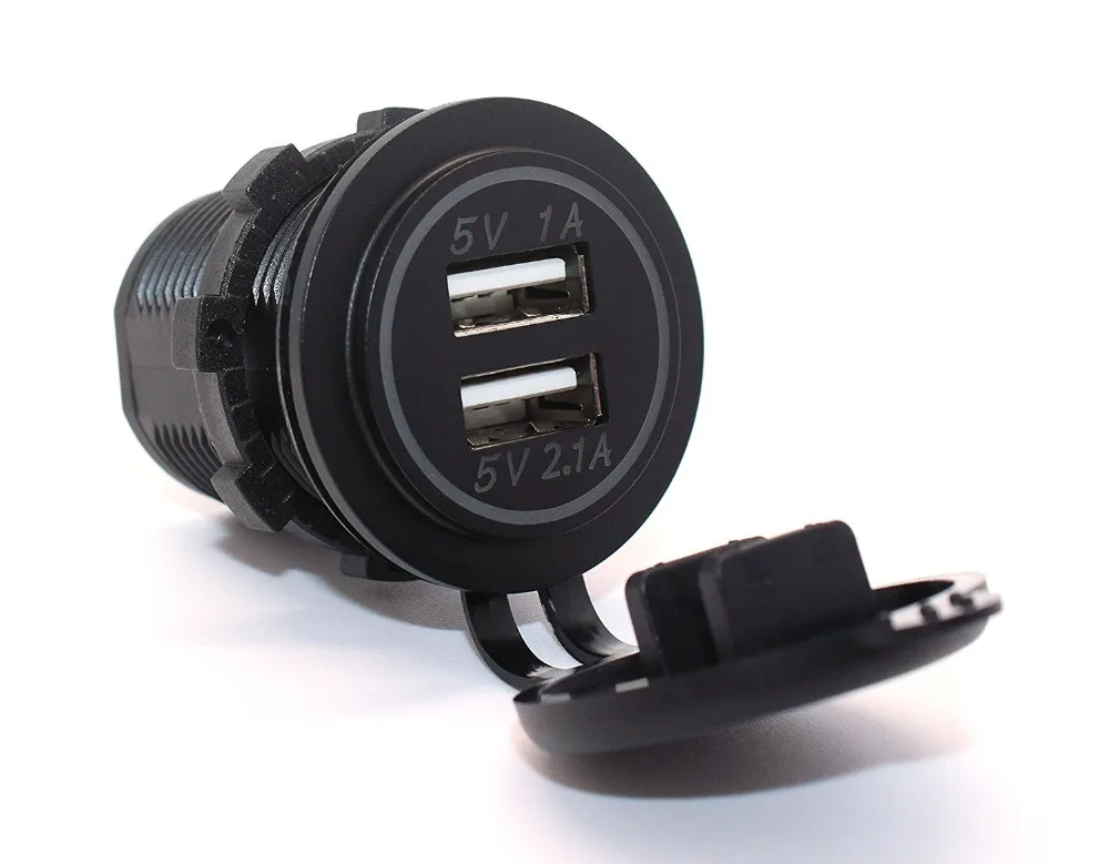 Адаптер питания с двумя USB-портами 1 а/3 А 12 В | Автомобили и мотоциклы