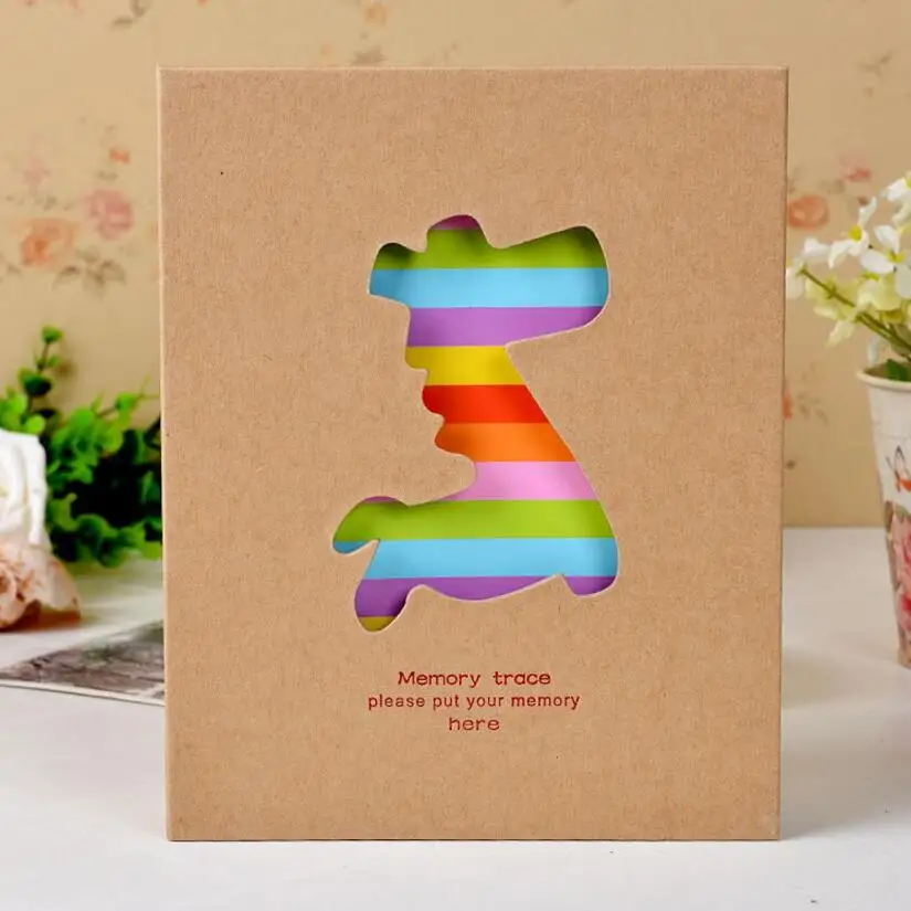 7 дюймов можно положить 100 шт. фотографий карманного типа Interleaf детей DIY