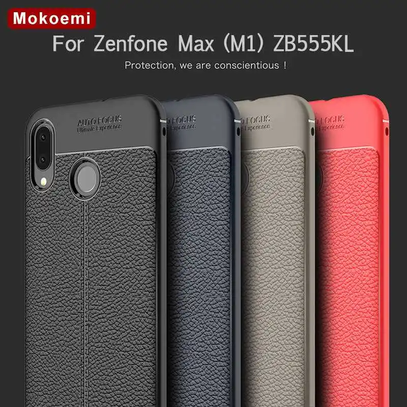 Ударопрочный Мягкий чехол с рисунком Mokoemi Lichee 5 дюйма для Asus Zenfone Max M1 ZB555KL телефона