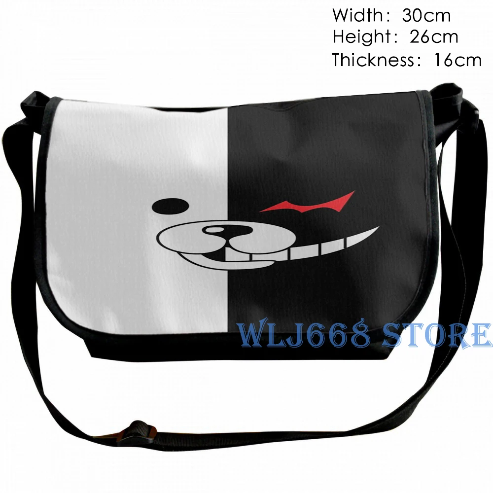 Забавные сумки через плечо с графическим принтом женский рюкзак Danganronpa - Monokuma на