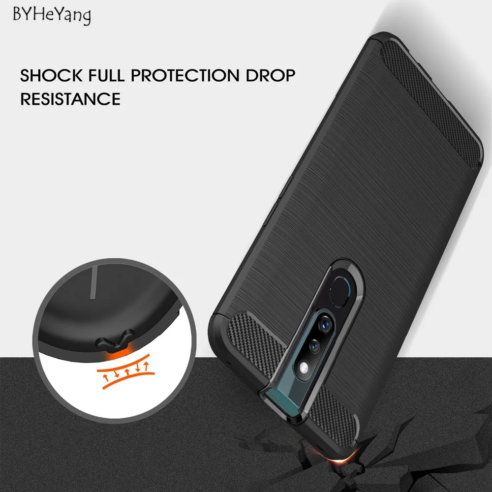 Для OPPO F11 Pro Чехол 6 53 дюймов Мягкий силиконовый чехол TPU Чехлы из углеродного