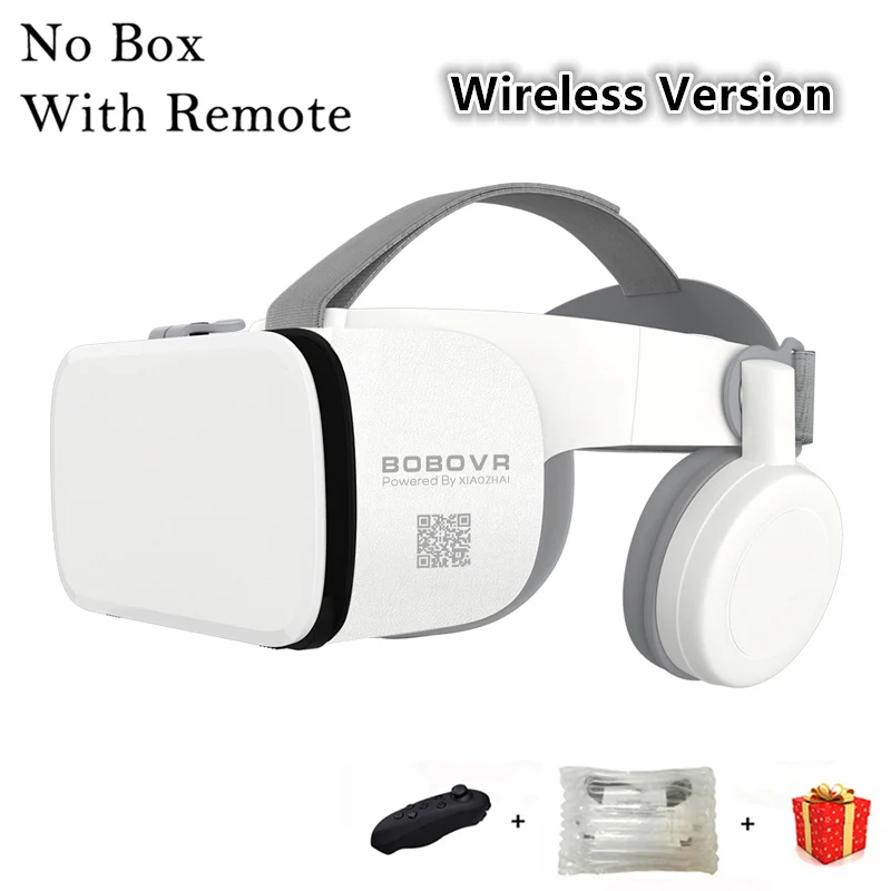 Bobo Bobovr Z6 3д 3 д Очки виртуальной реальности шлем 3D VR виртуальная реальность стерео для iPhone Android телефона умные виртуальные виар игр смарт смартфонов дополненной видео ачки реальнасти комплект вр видеоочки - Цвет: No Box With Remote