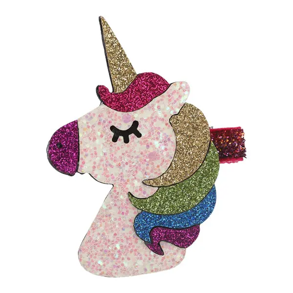 Unicorn S2 InSowni 1 шт. блестящие заколки-Аллигаторы для волос заколки для маленьких девочек - Цвет: Unicorn S2
