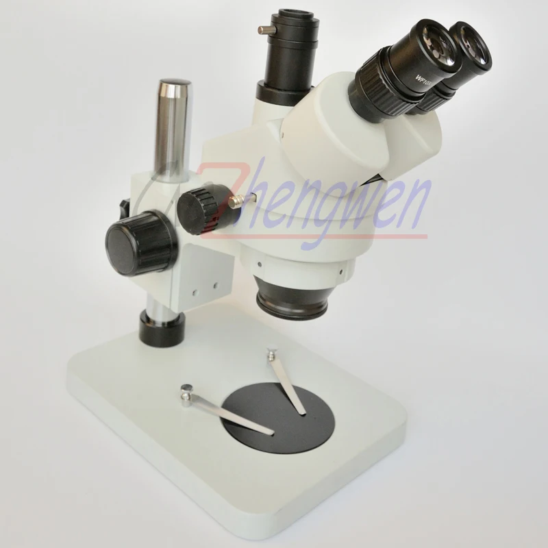 

Free Shipping!! 7X-45X Table Pillar Stand Zoom Magnification Trinocular Stereo Microscope
