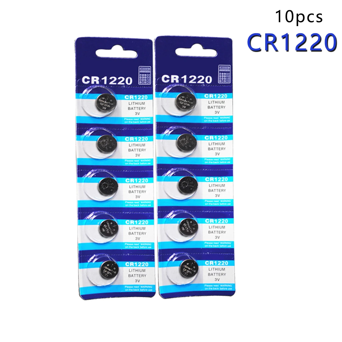Centechia CR1220 BR1220 ECR1220 LM1220 3 в 210 мАч литиевая Кнопка монета батарея 10 шт Розничная