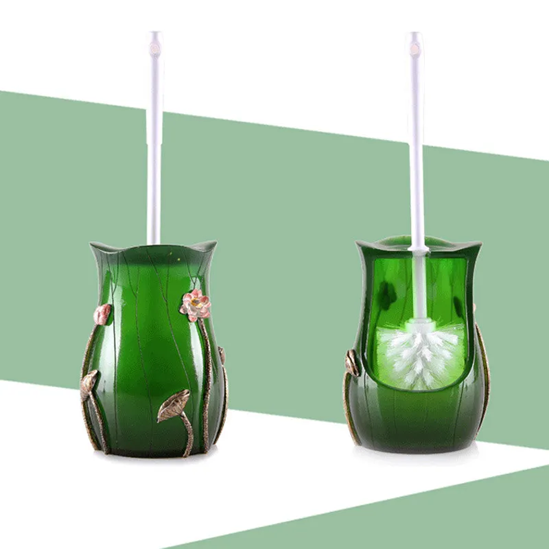 Модные креативные смоляные держатели для туалетной щетки напольные чистки