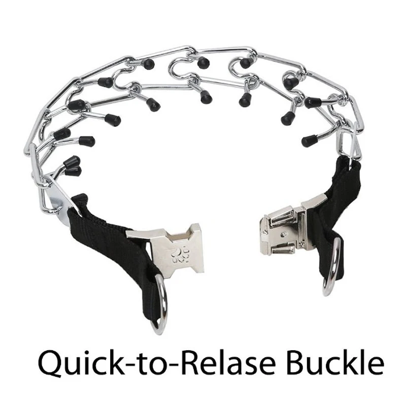 Тренировочный ошейник для собак с металлическим зажимом быстросъемной защелкой