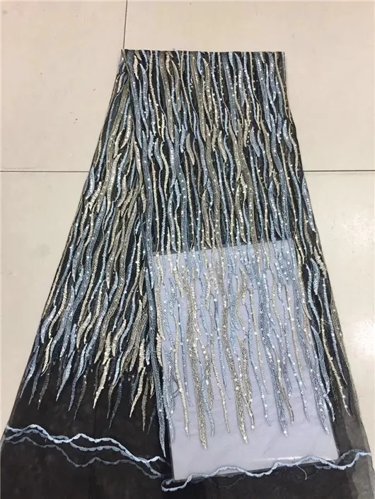 Африканская кружевная ткань с блестящим камнем 2018 высококачественная Новая