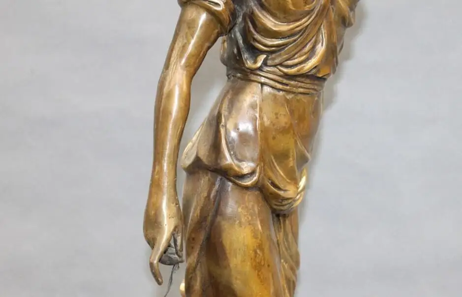 26 г. скульптура в западном стиле для девушек и собак из меди бронзы|copper decoration|sculpture